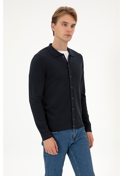U.s. Polo Assn. Erkek Lacivert Hırka Triko 50313690-vr033 Lacivert