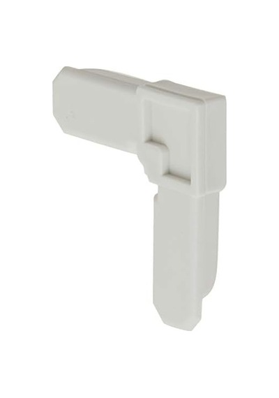 Prime Line Mp7729 50 Screen Çerçeve Köşe, 5/16 X 3/4 İnç, Beyaz Plastik, 50 Adet