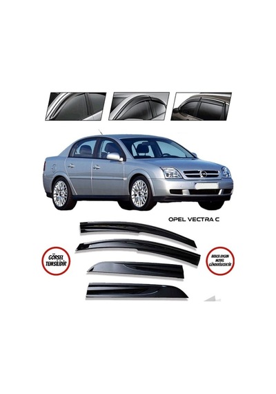 Opel Vectra C Cam Rüzgarlığı - Kutulu Gönderim - Lazer Kesim