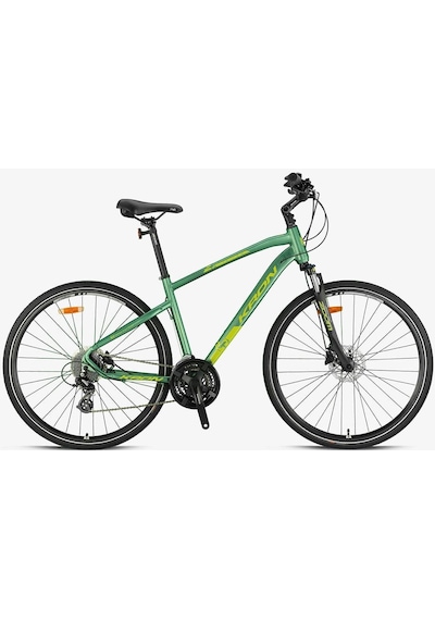 Kron Tx150 Hidrolik Disk 28 Jant Trekking Bisiklet Mat Yeşil-yeşil 46 Cm Siyah-kırmızı