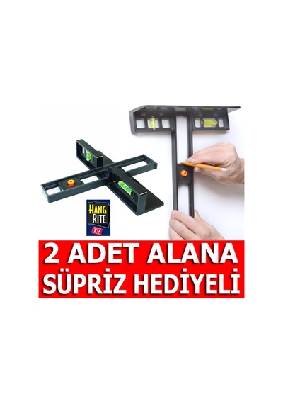 Resim Çerçevesi Kanvas Tablo Hizalama Cetveli Su Terazi Hang Rite N11.135