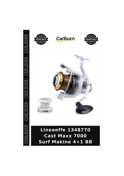 Delux Serisi Lineaeffe 1348770 Cast Maxx 7000 Surf Makine 4+1 Bb Teknik Av Aktivite Oltacı