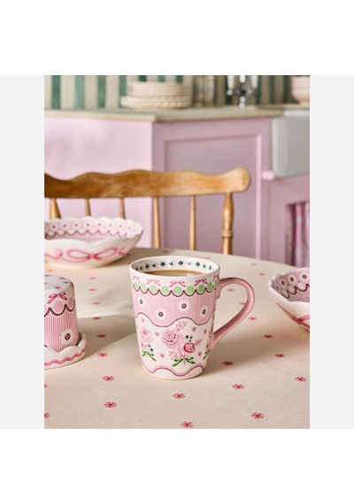 Pembe Stoneware Kupa 375 Ml