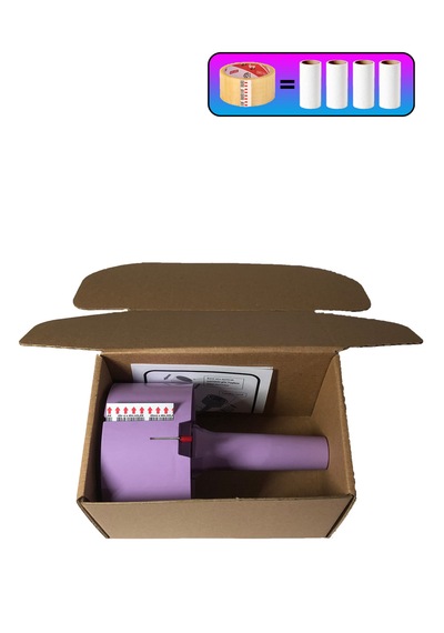 Tuybox Lila 1 Bant 120 Yaprak. Koli Bandı Ile Tüy Toplar. Tüy Toplama Rulosu Yerine. Lila