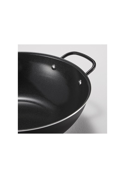 Wok Tava, Yapışmaz Kaplama-siyah, 28 Cm