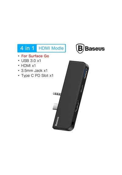 Baseus Multifunctional Hub Surface Go Type-C Audio To Hd4K Usb3.