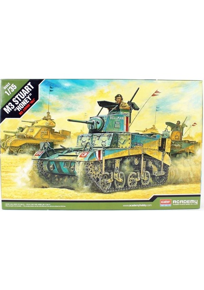 Academy 13270 1/35 Ölçek, British M3 Stuart Honey Tankı, Plastik Model Kiti-51234