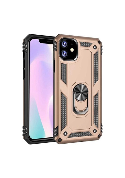 Apple Uyumlu iPhone 11 Pro Max Kılıf Zore Vega Kapak Rose Gold