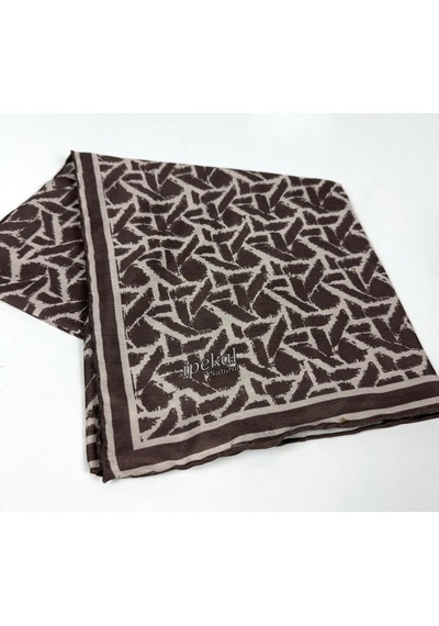 İpekal Soft Pamuk Eşarp-90 X 90 -06099 Kahve-vizon