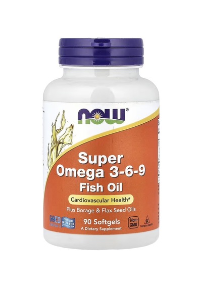 Now Foods Super Omega 3-6-9 1000 Mg, 90 Softgels