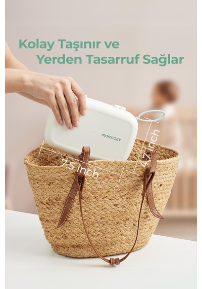 Momcozy Biberon Fırça Seti 7 Si 1 Arada Bebek Biberonu Fırça Seti Ve Kurutma Standı