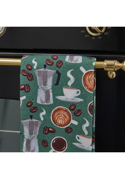 Soft Dapur Mutfak Havlusu - Yeşil - 40x66 Cm Çok Renkli