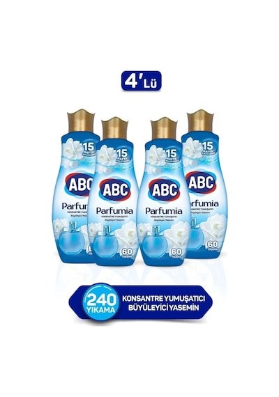Parfumia Büyüleyici Yasemin Konsantre Yumuşatıcı 1440 Ml 4'lü Seti Diğer