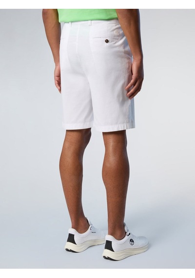 North Sails Freedom Regular Fit Chino Erkek Şort-33438 Beyaz