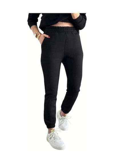 Yoncatoptan Jogger 3 İplik Şardonlu Cepli Tek Alt Bordo
