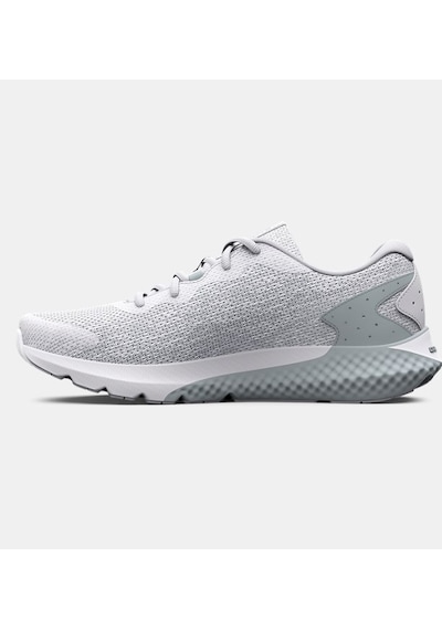 Under Armour UA Kadın W Charged Rogue 3 Knit Spor Ayakkabı 3026147-102 Beyaz - Gri