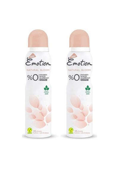 2 Adet Natural Bloom Kadın Deodorant Sprey 150 ml