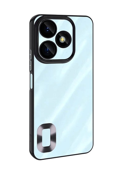 Xiaomi Redmi 13 4g Kılıf Kamera Lens Korumalı Logo Gösteren İnce Hafif Pazarplus Gümüş