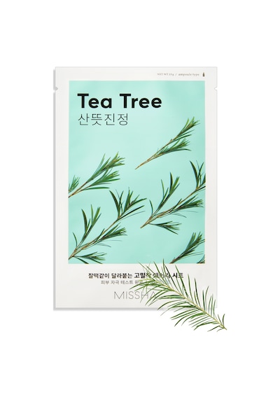Missha Çay Ağacı Yağı İçerikli Sivilce Karşıtı Yaprak Maske 1 Adet Airy Fit Sheet Mask Tea Tree