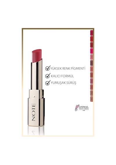 Note Cosmetics Iconic Matte Lipstick Kalıcı Mat Ruj 112 Powerful - Kırmızı 112