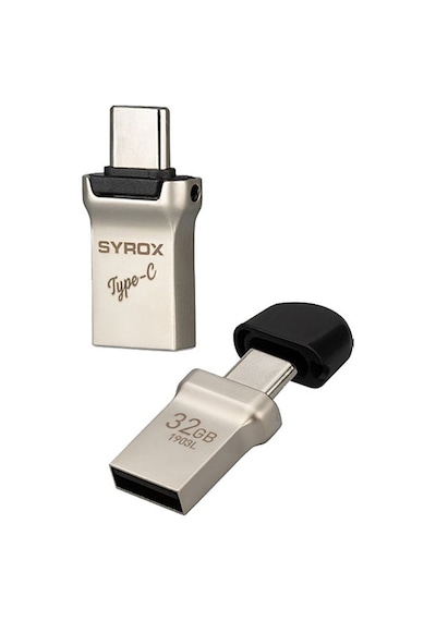 Syrox Type-c Ve Usb 2.0 Usb Flash Bellek 32 Gb. Otg Çift Giriş Syrox Type-c Ve Usb 2.0 Usb Flash Bellek 32 Gb. Otg Çift Giriş