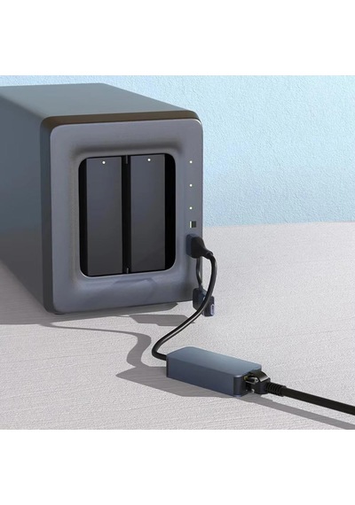 Cr14 Type-c / Usb 3.0'dan 2500mbps Rj45 Ethernet Adaptör Mac Windows Uyumlu Alüminyum Kasa 2.5gbps