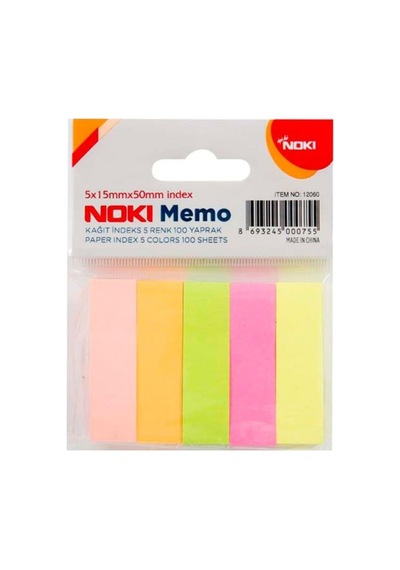 Noki Memo Kağıt Index 5x15x50mm 500 Lü 12060 2li Paket 898385745825