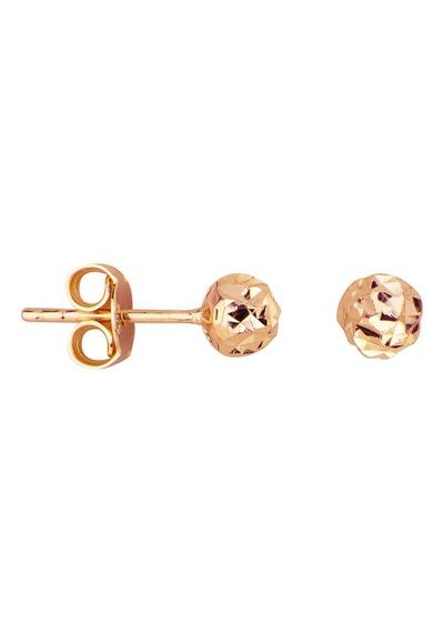 14 Ayar 5 Mm Altın Top Küpe 1,10 Gr-5981