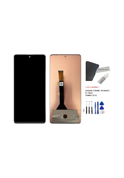 Tecno Camon 20 Tft Lcd Dokunmatik Ekran Ck6,ck6n -a- Kalite + B-7000 + Tamir Seti
