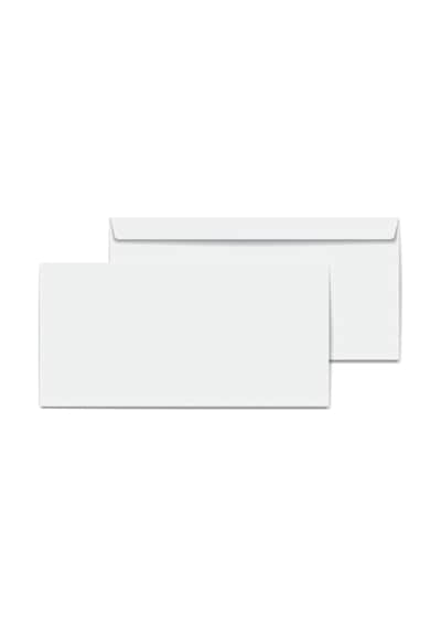 Diplomat Zarf Penceresiz 105 X 240 Mm Beyaz - 20 Adet