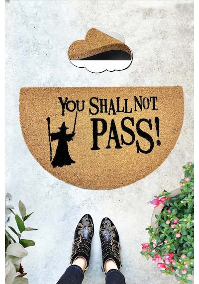 Coco Not Pass 45x75 Cm Doğal Koko Kıl Paspas,hindistan Naturel Kapı Önü Paspası Çok Renkli