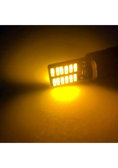 T10 Dipsiz W5w Canbus 24 Ledli Turuncu Park Plaka Ampulü 2adet
