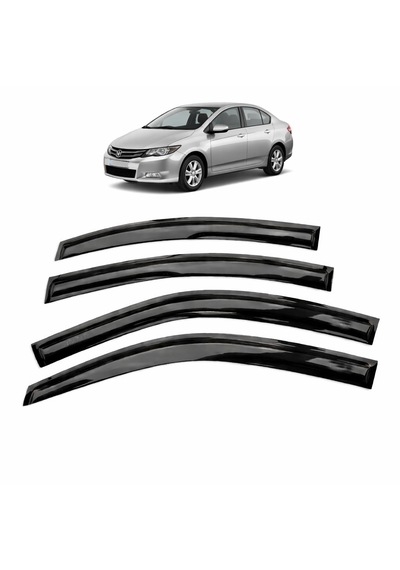 Honda City 2008-2012 Slim Cam Rüzgarlığı 4 Parça