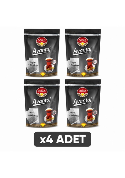 Doğuş Avantaj Demlik Poşet Çay 1kg 35x30gr X4 Adet