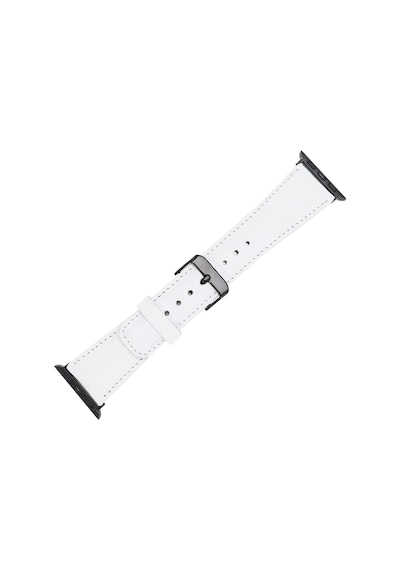 Apple Watch Uyumlu Deri Kordon 42-44-45mm F3 Beyaz