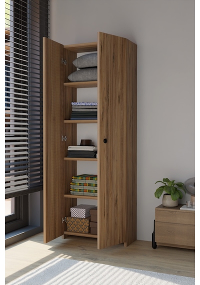 Alpaevmobilya 150 Cm 2 Kapaklı 5 Raflı Geniş Çok Amaçlı Yatak Odası Kıyafet Dolabı Düzenleyici Ve Organizer Atlantik Çam Alpaevmobilya 150 Cm 2 Kapaklı 5 Raflı Geniş Çok Amaçlı Yatak Odası Kıyafet Dolabı Düzenleyici Ve Organizer Atlantik Çam