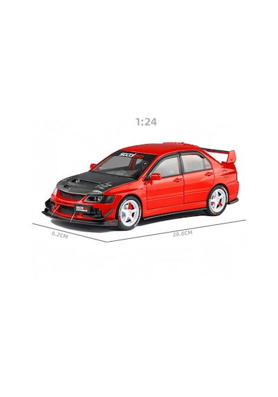 Mitsubishi Lancer Evolution Kırmızı 1/24 Araba Diecast Model