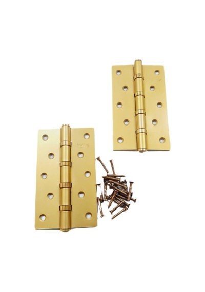 Mat Sarı Kapı Menteşesi 3 X 3.5 X 3.5 X 12,5 2 Adet