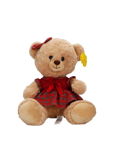 4810 Peluş Ayı Elbiseli 32cm 2a