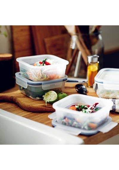 Ikea 365+ Plastik Saklama Kabı, Şeffaf, 750 Ml