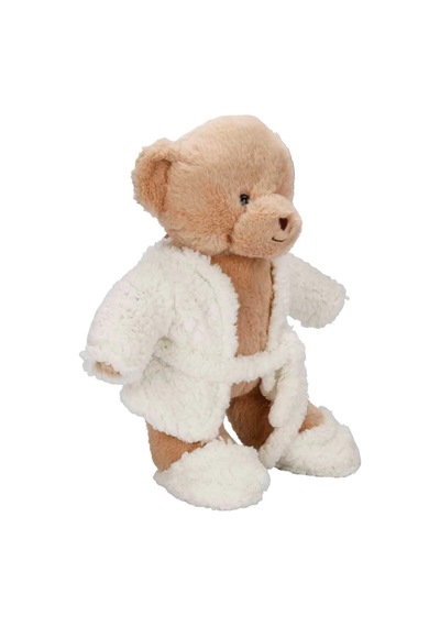 Mey İthalat Pijamalı Peluş Ayı 40 Cm Bej
