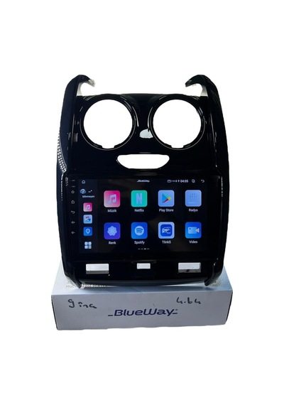 Dacia Duster 2013-2018 Blueway 4-64 Profesyonel Oem Multimedia 9"