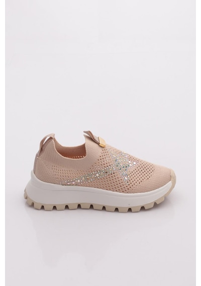 Dgn 302 Kadin Sneaker Ayakkabi Bej