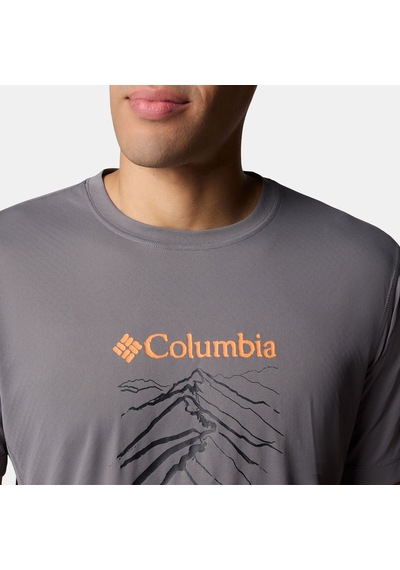 Columbia Columbıa Zero Rules Erkek T-shırt 2118541-023 Gri