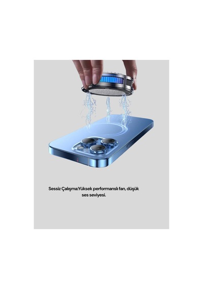 En Popüler Rgb Led Telefon Soğutucu Fan Yüksek Hızlı Soğutma Oyuncu Cooler Yeni Nesil Uygun