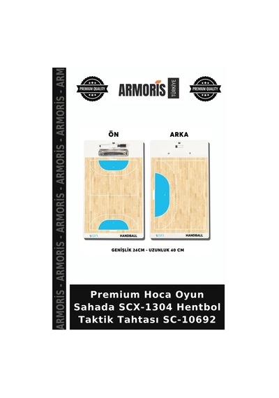 Premium Hoca Oyun Sahada Scx-1304 Hentbol Taktik Tahtası Sc-10692 Çok Renkli