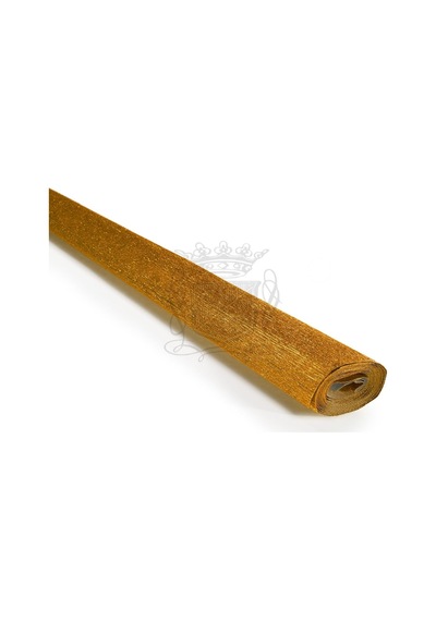 İtalyan Krapon Kağıdı No:917 - Metalik Koyu Altın 140 Gr. 50x250