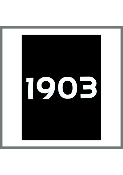 Bezos 1903 Yazılı Oto Sticker Beyaz 20x7cm Mmbz Standart