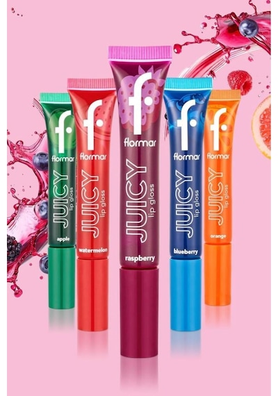 Flormar Juicy Doğal Renk Veren Meyve Aromalı Nemlendirici Dudak Parlatıcısı 003 Apple