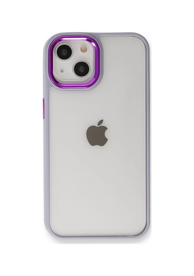 Newface Apple İphone 14 Plus Kılıf Dora Kapak - Lila